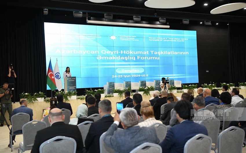 Zengilanda Azerbaycan QHT-lerinin Emekdasliq Forumu baslayib