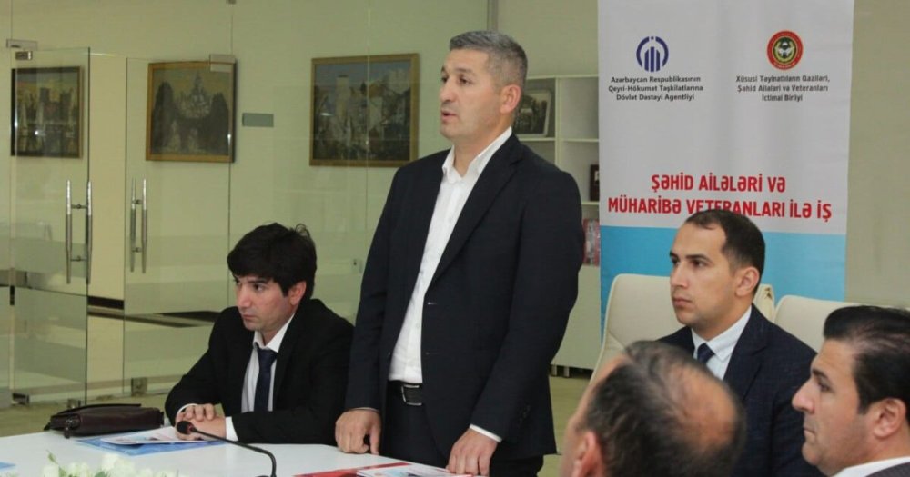 Sehid aileleri ve muharibe veteranlari ile is adli layihesi cercivesinde Quba rayonunda gorus kecirilib – FOTOLAR