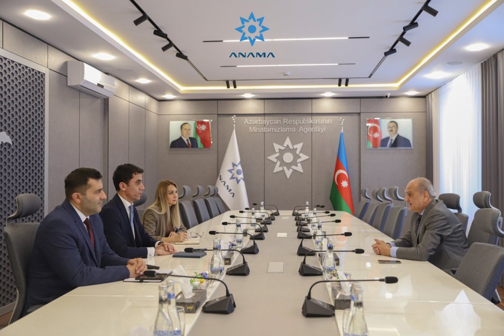 ANAMA-da Iraqla mina ve partlamamis herbi sursat problemi muzakire edildi (FOTO)