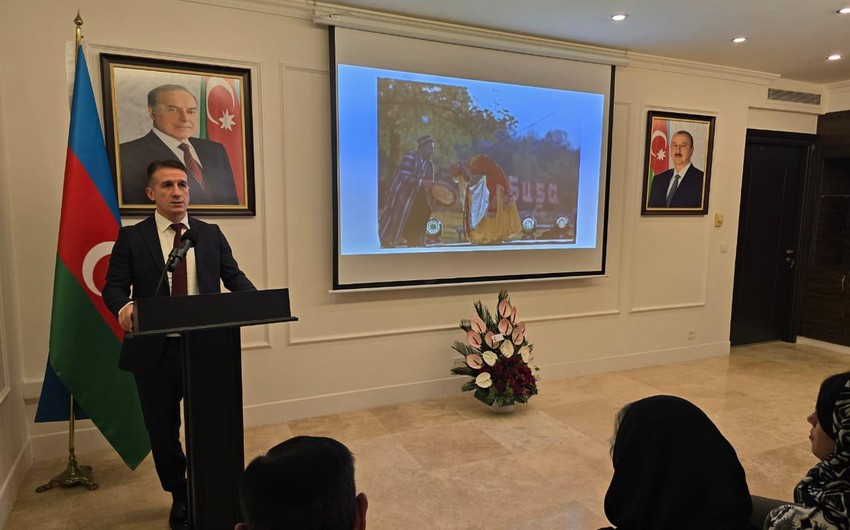 Azerbaycanin Irandaki sefirliyinde Zefer Gunu qeyd olunub