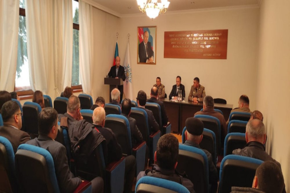 Mulki mudafie hazirligi ile bagli musavireler kecirilib