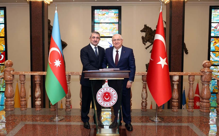 Yasar Guler DSX reisi Elcin Quliyevi qebul edib