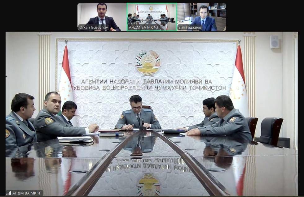 Azerbaycan ve Tacikistan korrupsiyaya qarsi mubarize sahesinde birge emekdasligi davam etdirir