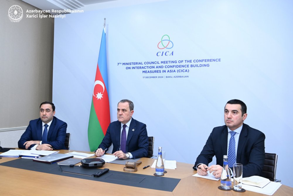 Azerbaycan Asiyada Qarsiliqli Fealiyyet ve Etimad Tedbirleri uzre Musavirenin sedrliyine qebul olunacaq