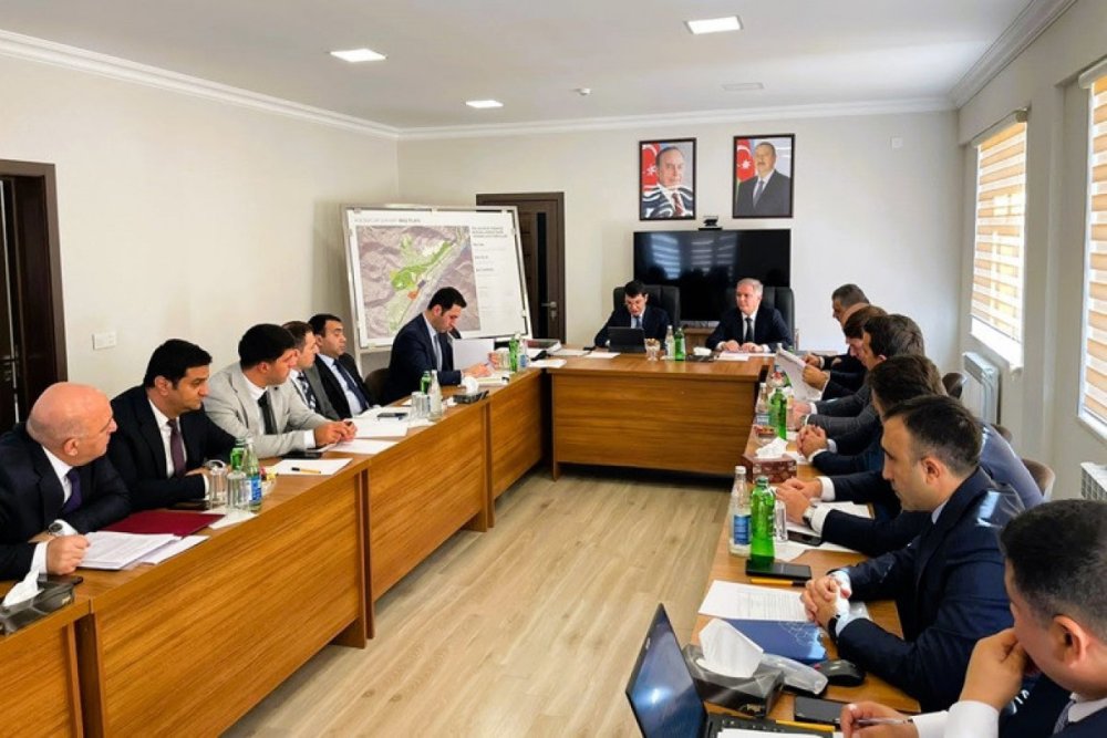 Kelbecerde Idarelerarasi Merkezin Iqtisadi meseleler uzre isci qrupunun iclasi kecirilib