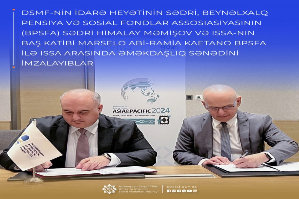 DSMF sedri ISSA-nin Asiya ve Sakit okean olkeleri uzre Regional Sosial Teminat Forumunda istirak edib