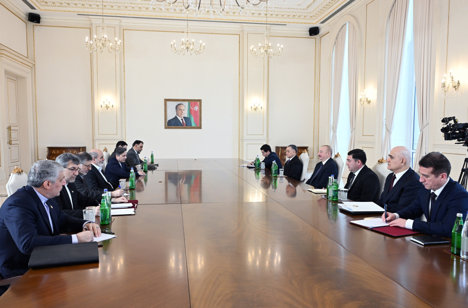 Prezident Ilham Eliyev Iranin Milli Tehlukesizlik uzre Ali Surasinin katibini qebul edib