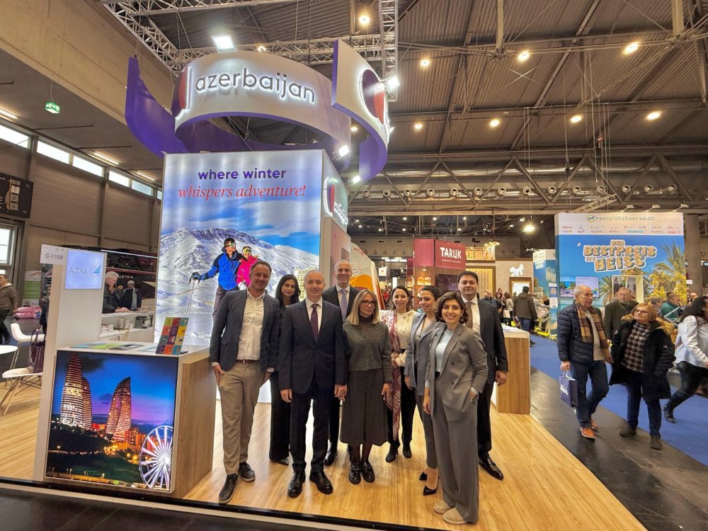 Azerbaycan Turizm Burosu Vyanada kecirilen “Ferien-Messe Wien” 2025 sergisinde istirak edir