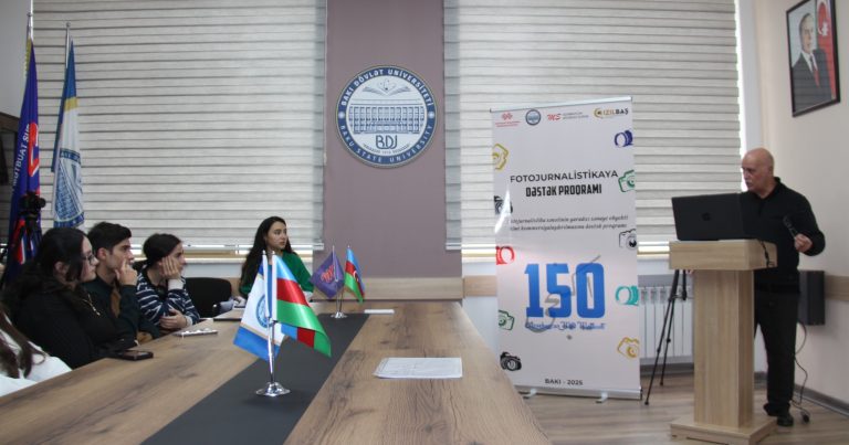 BDU-da “Fotojurnalistikaya Destek Proqrami” cercivesinde telimler START GOTURDU – FOTO/VIDEO