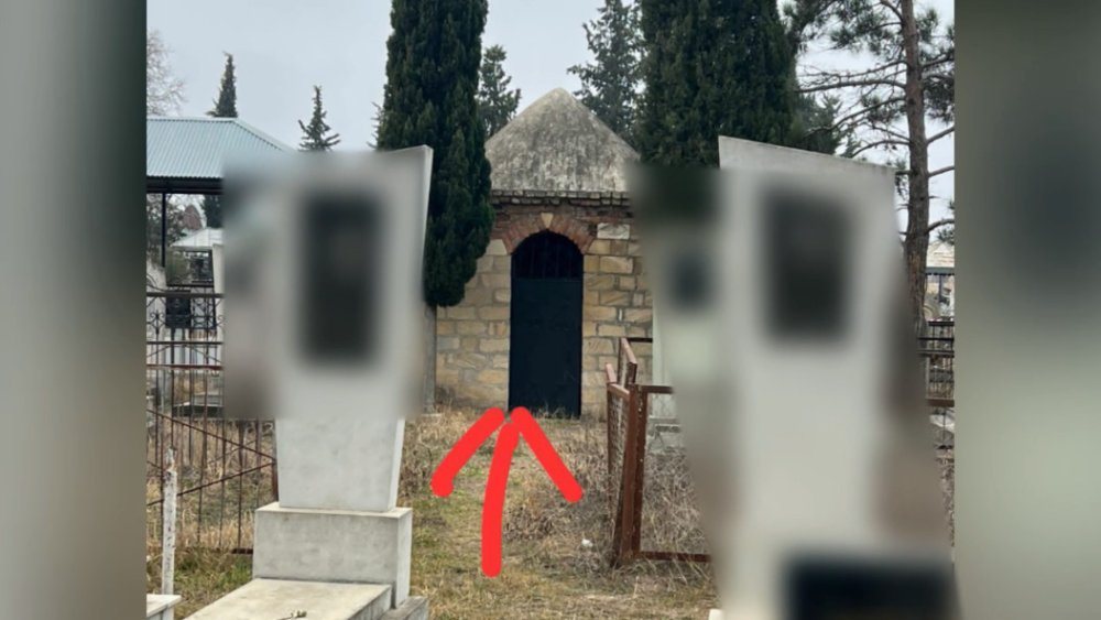 Qebiristanliqda narkotik gizleden sexs tutuldu