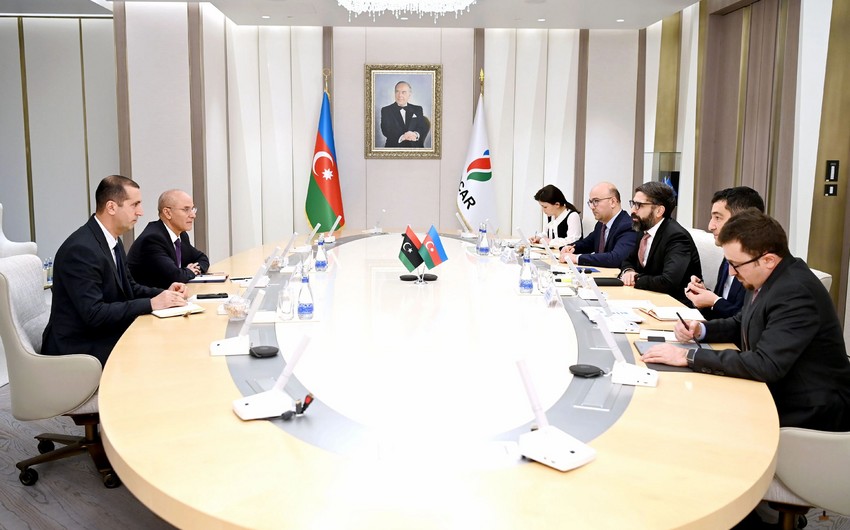SOCAR Liviya ile treydinq uzre emekdasliq imkanlarini muzakire edib
