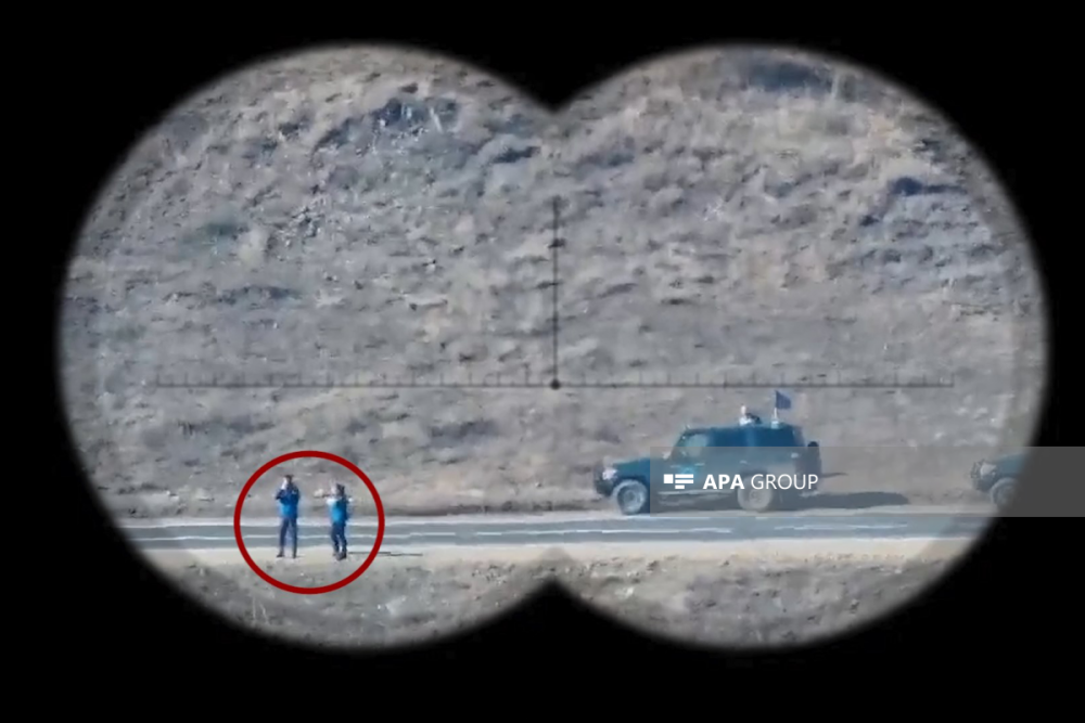 Ermenistandaki AI musahidecileri Qazaxla hemserhed erazide musahide aparib - FOTO - VIDEO