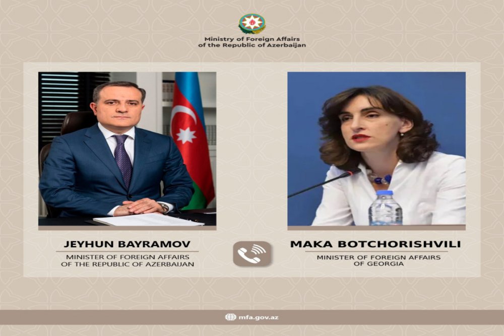 Azerbaycan ve Gurcustan XIN bascilari regional meseleleri muzakire edibler