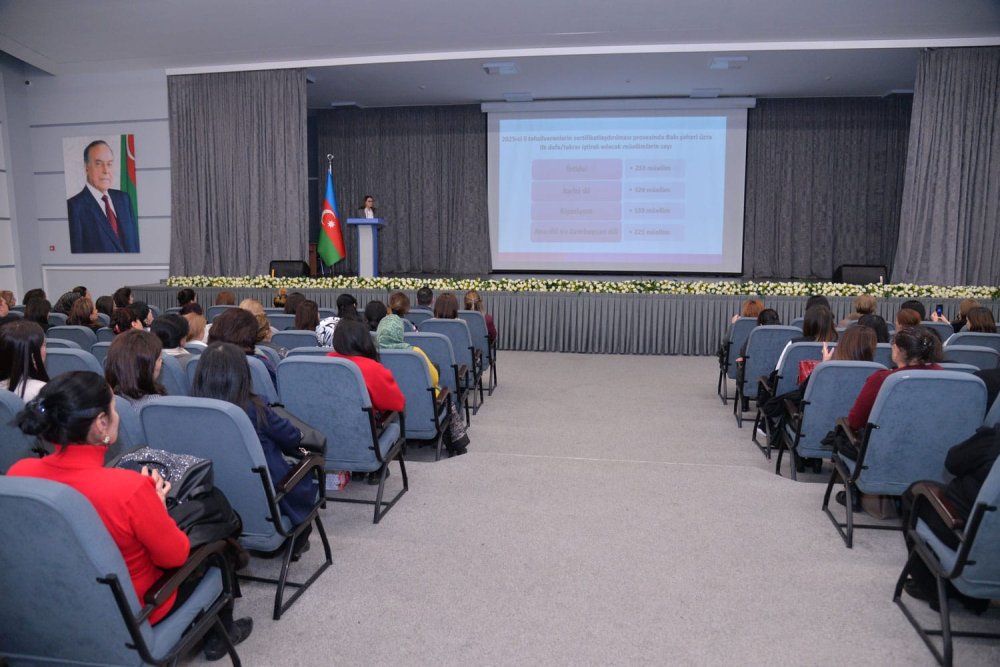 Sertifikatlasdirma ile bagli goruslere start verilib