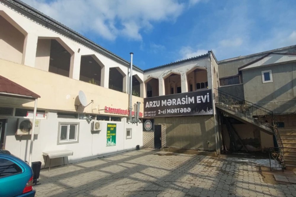 Sumqayitda yangin tehlukesi ile bagli merasim evinin fealiyyeti dayandirilib - VIDEO
