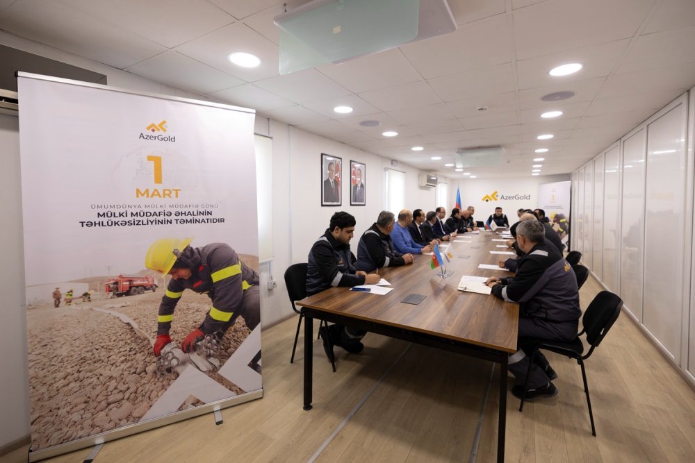 “AzerGold” QSC Daskesende Umumdunya Mulki Mudafie Gunune hesr olunmus tedbir kecirib