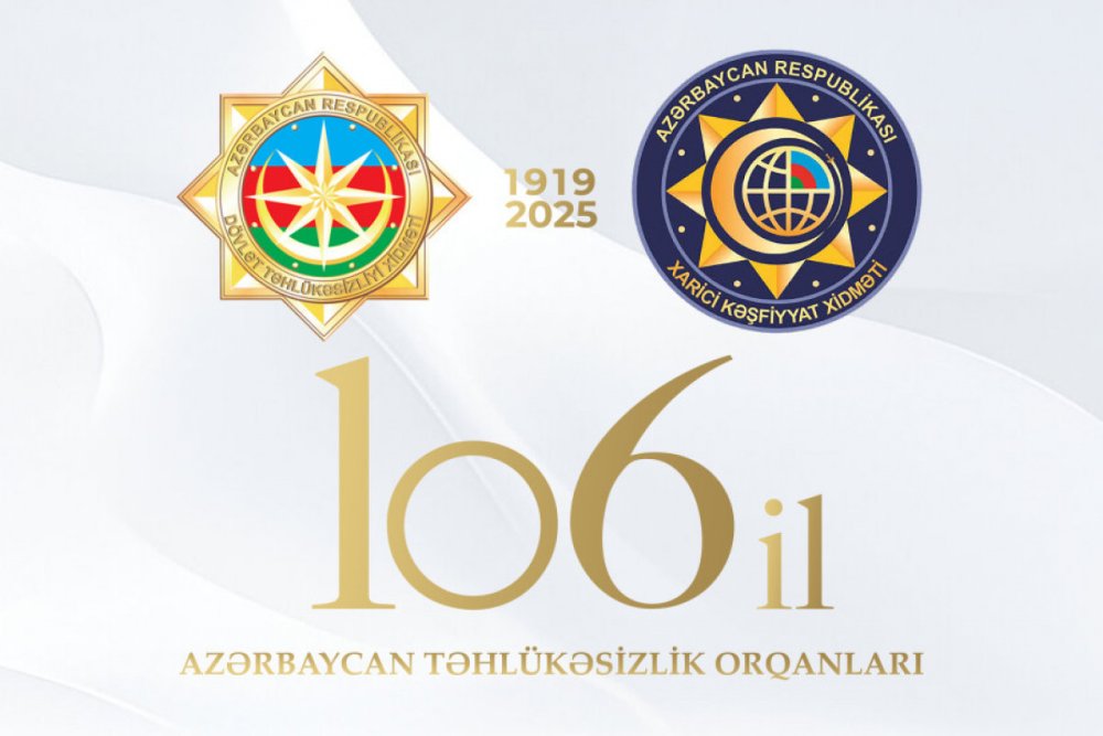 Azerbaycan tehlukesizlik orqanlarinin yaradilmasinin 106-ci ildonumu tamam olur