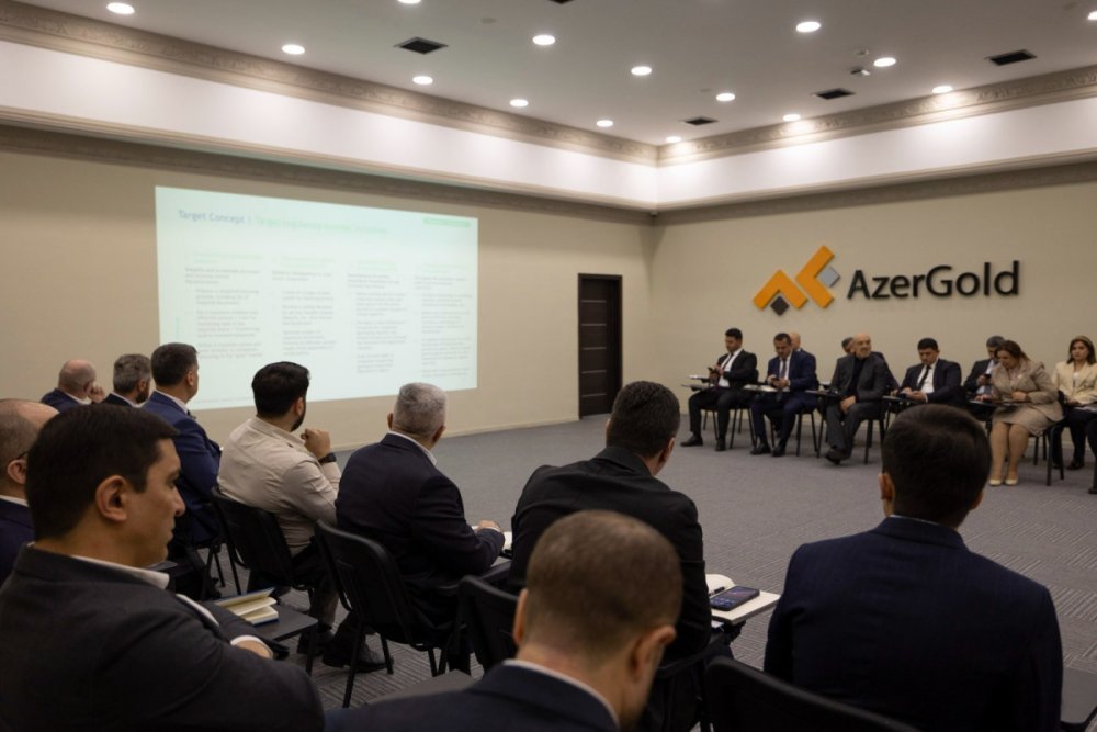 “AzerGold”da qeyri-filiz faydali qazinti yataqlari ile bagli seminar kecirilib