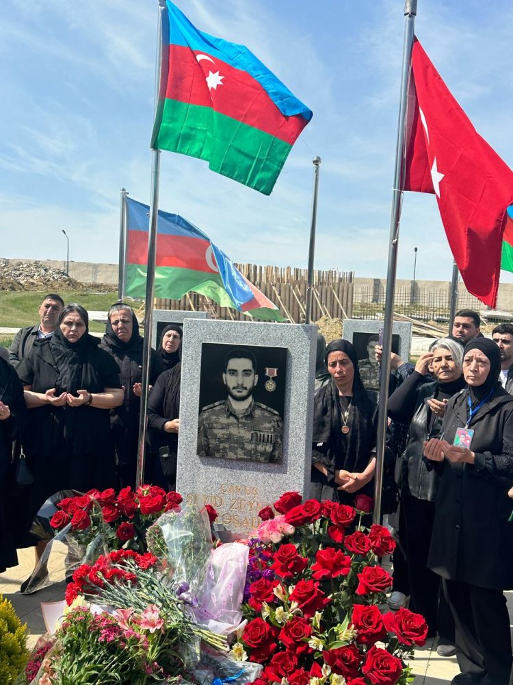 Sehid Resad Zeynallinin dogum gunu qeyd edildi – FOTOLAR
