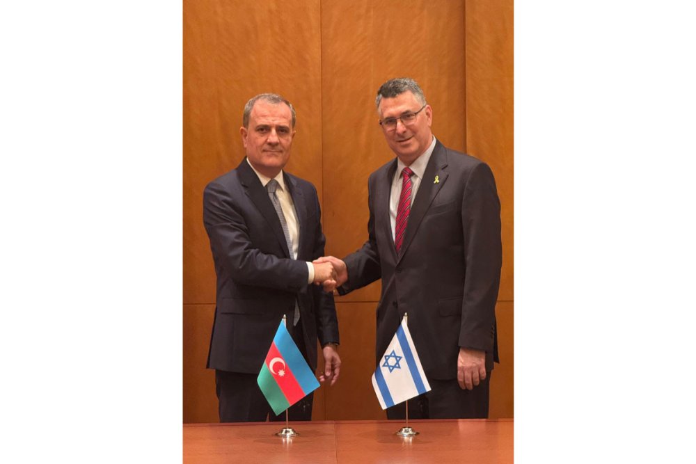 Azerbaycan ve Israil xarici isler nazirleri gorusub