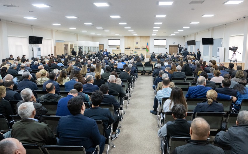 Mehkemede Susanin Ermenistan terefinden isgal edilmesine qeder bas vermis hadiselerle bagli senedler tedqiq olunub
