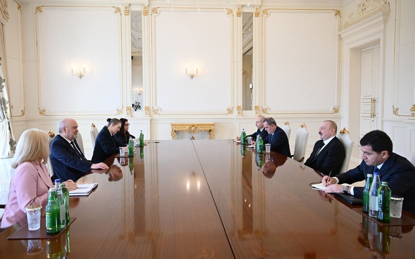 Prezident Ilham Eliyev ATET-in Bas katibini qebul edib