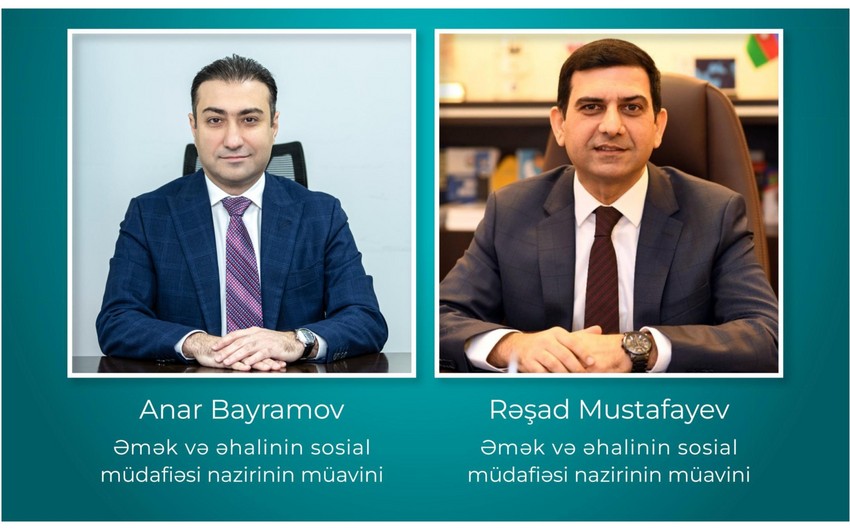 Emek ve ehalinin sosial mudafiesi nazirine iki yeni muavin teyin olunub