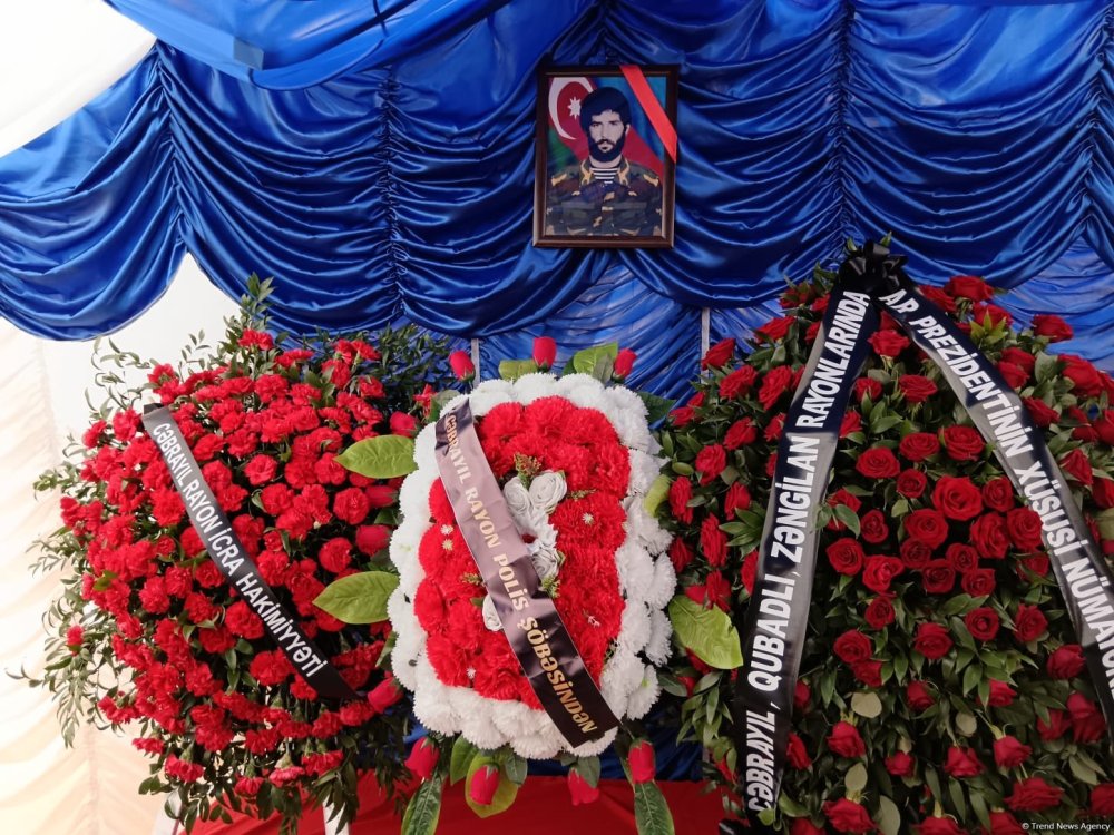 Sehid Elesger Mirzeliyevin nesinin qaliqlari Cebrayilda torpaga tapsirilib (FOTO)