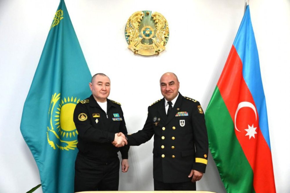Qazaxistan ve Azerbaycan birge herbi deniz telimleri kecirecek