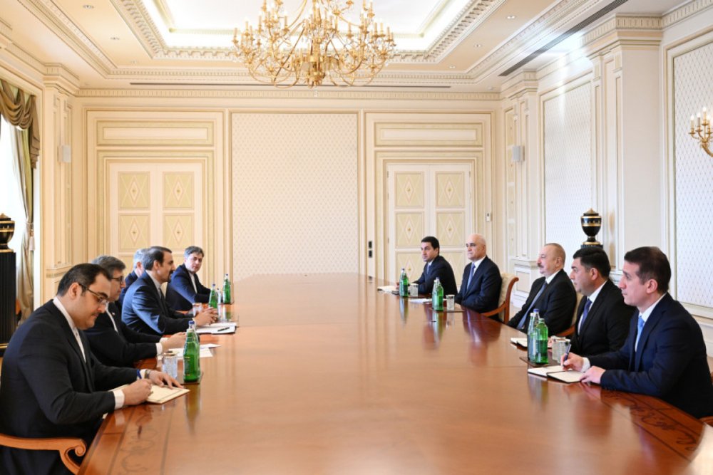 Prezident Ilham Eliyev Iran Prezidentinin siyasi meseleler uzre musavirini qebul edib