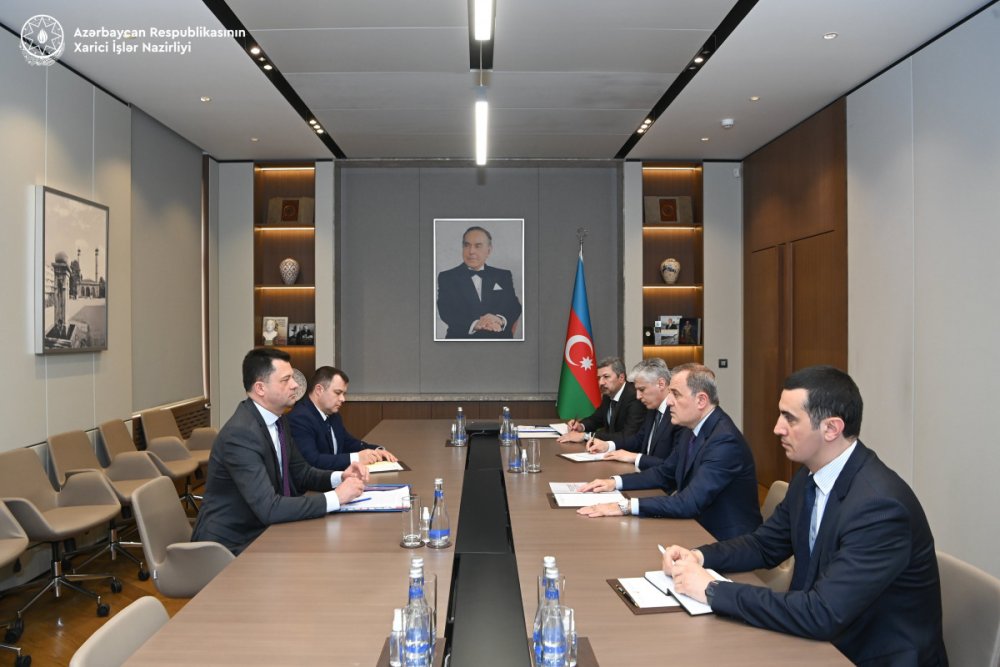Ceyhun Bayramov Moldovanin XIN-in dovlet katibini qebul edib