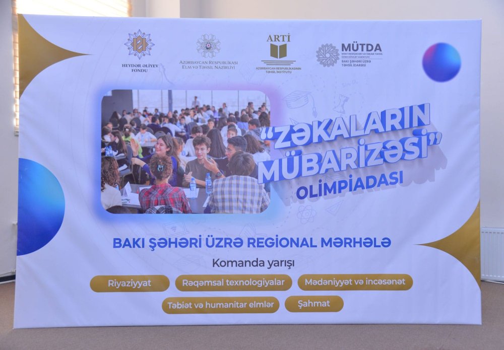 “Zekalarin mubarizesi”nin Baki uzre regional merhelesi kecirilib