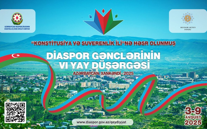 Diaspor Genclerinin VI Yay Dusergesi Xankendide kecirilecek