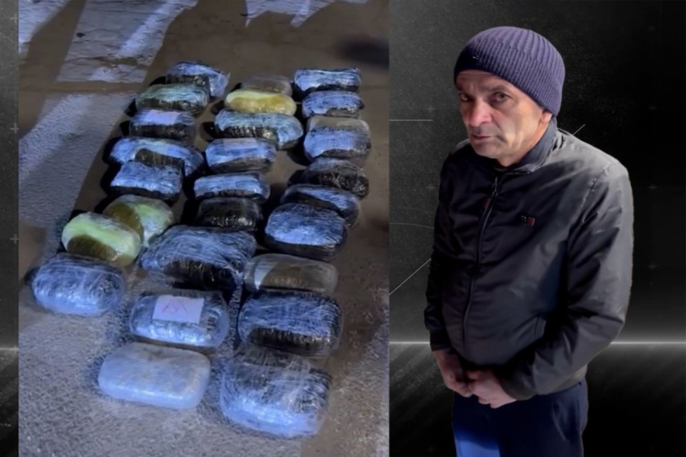 Sabuncuda avtomobilde 29 kq narkotik askarlanib