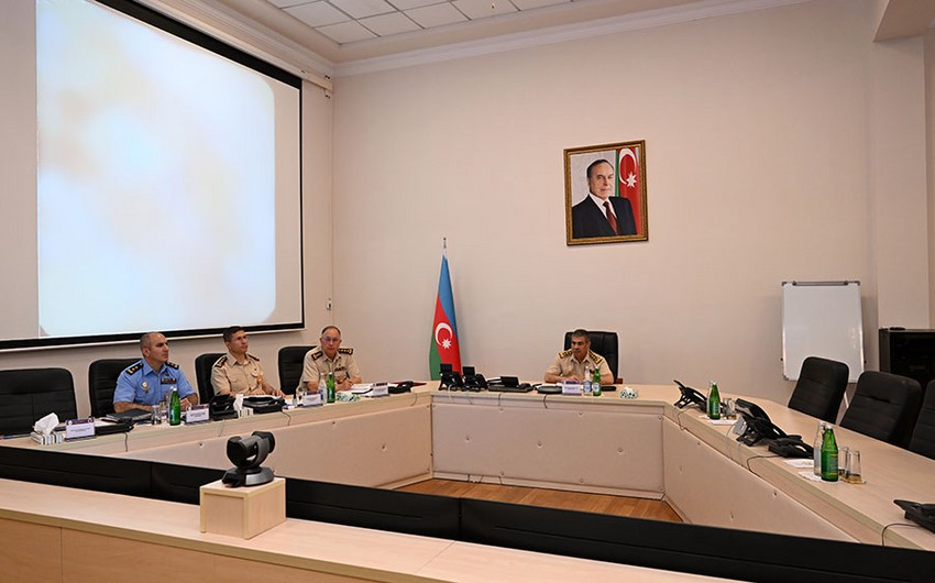 Azerbaycan Ordusunda komanda-qerargah mesqi kecirilir - FOTO