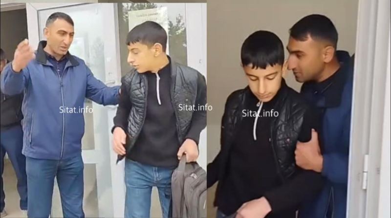 Direktor sagirdi 1 heftedir derse buraxmir: Mektebde qalmaqal - Video
