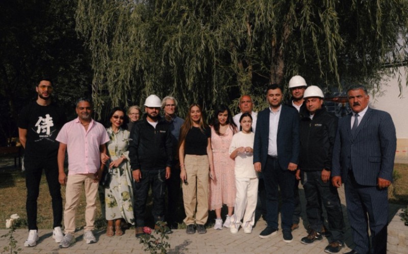 Leyla Eliyeva ve Arzu Eliyeva Altiagac Milli Parkini ziyaret edibler