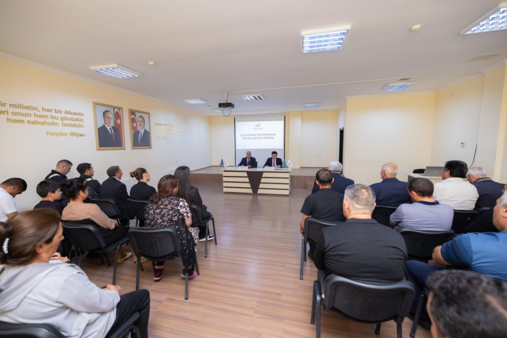 “AzerGold” QSC-nin KSM Komitesi Daskesen sakinleri ile novbeti defe gorus kecirib