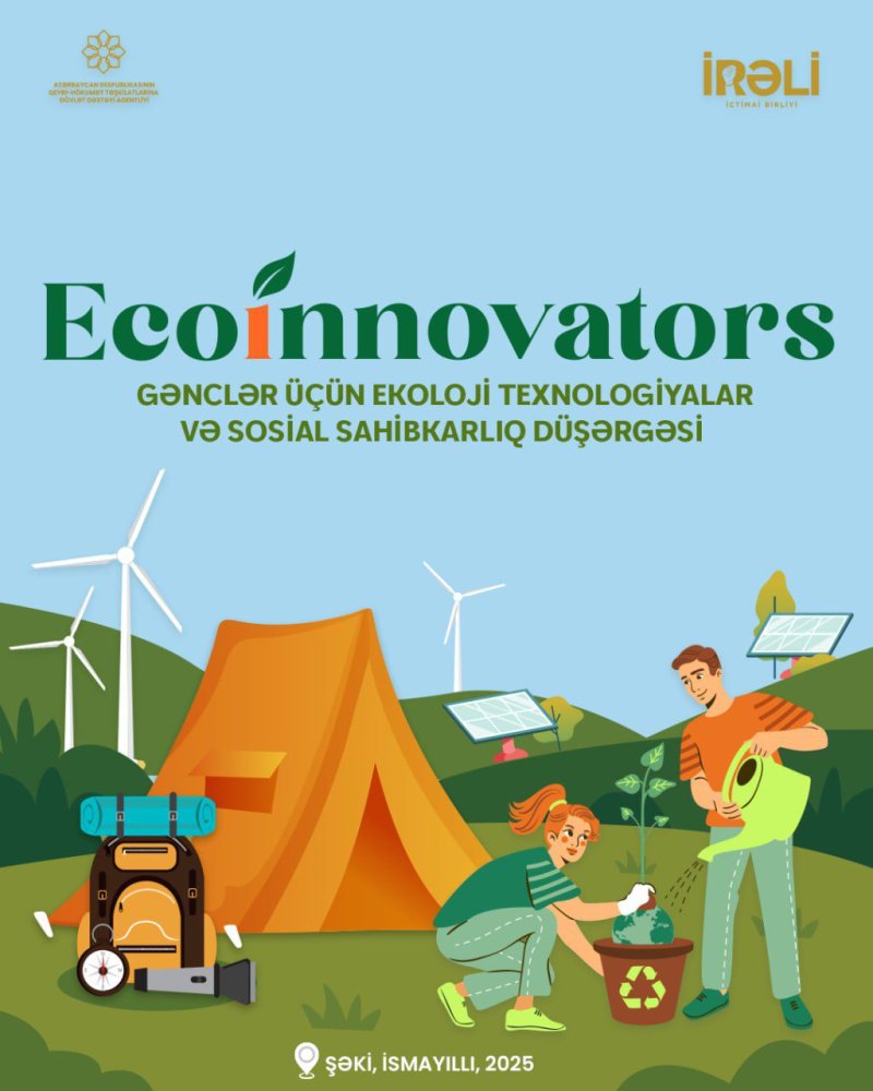 Gencler ucun “Ekoloji Texnologiyalar ve Sosial Sahibkarliq” dusergesi kecirilecek