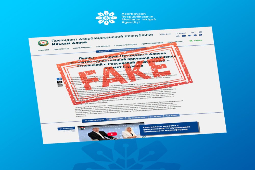 Hikmet Haciyevin adindan Rusiya-Azerbaycan munasibetlerine dair saxta aciqlama yayilib