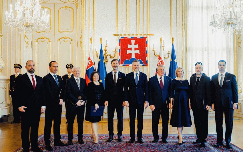 Slovakiya Elcin Qasimovu Bakiya sefir teyin edib