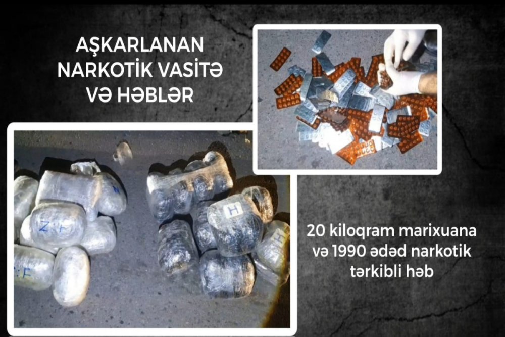 Lerikde narkosebekenin 5 uzvu tutulub, 20 kq narkotik askarlanib