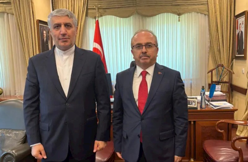 Iranin ve Turkiyenin Azerbaycandaki sefirleri gorusdu