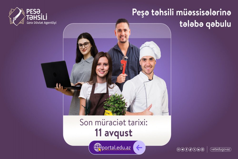 Pese mekteblerine telebe qebulu BASLADI