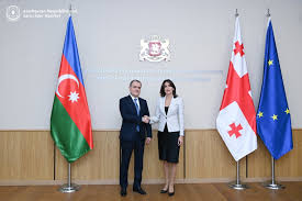 Ceyhun Bayramov ve Salva Papuasvili Azerbaycan-Gurcustan terefdasligini muzakire edibler
