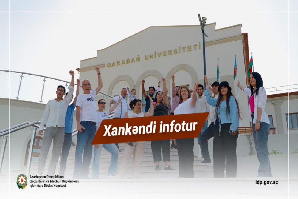 Xankendi seherine infotur teskil edilib - VIDEO