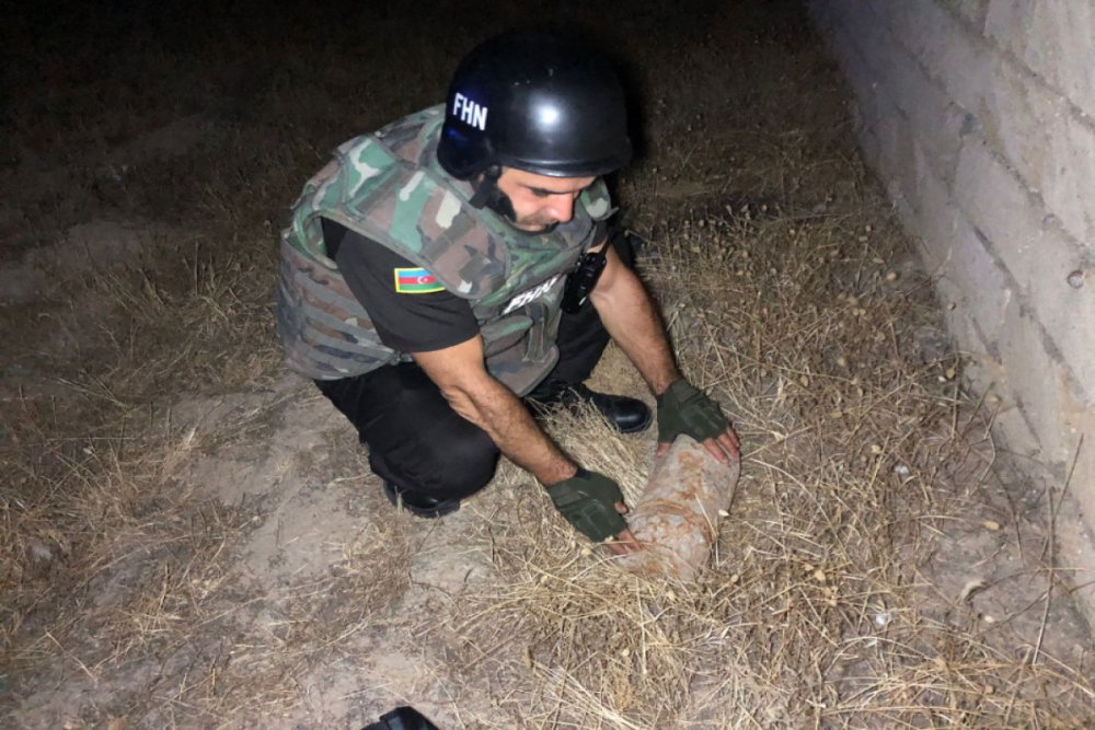 Yasmada top mermisi tapilib - VIDEO