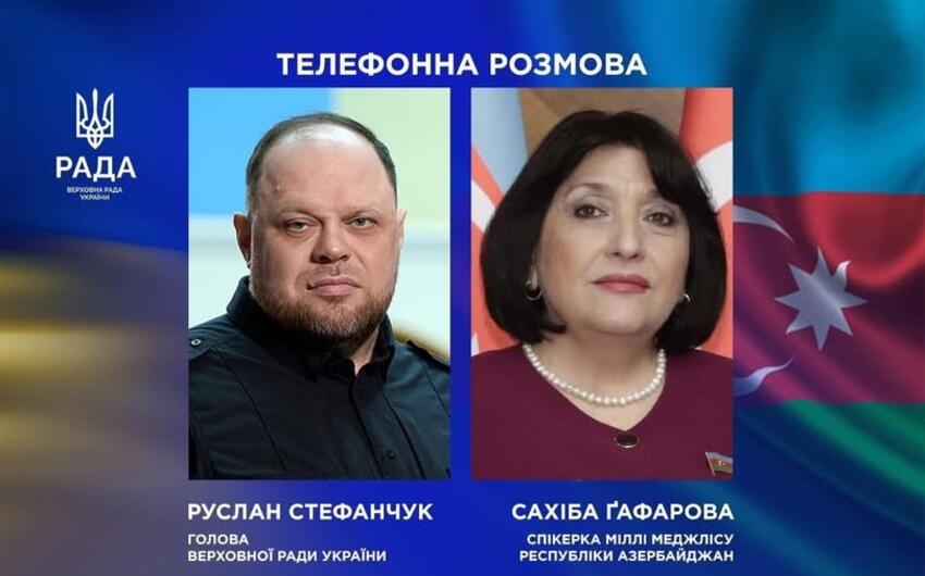 Ukrayna Ali Radasinin sedri azerbaycanli hemkari ile telefon danisigi apardi