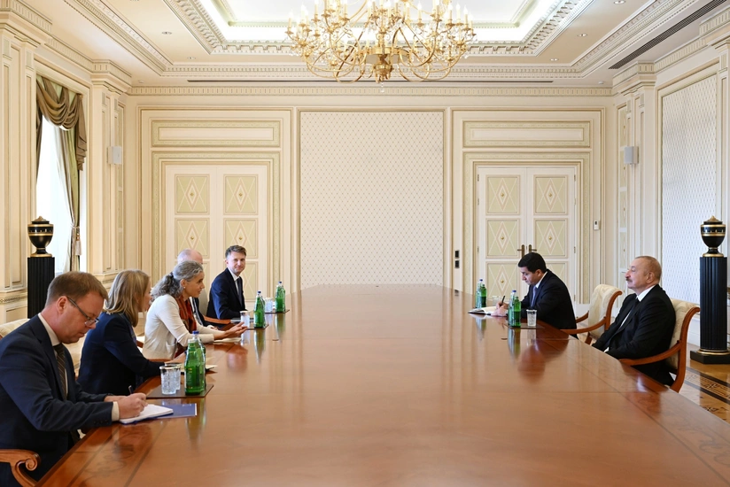 Ilham Eliyev Avropa Ittifaqinin Cenubi Qafqaz uzre xususi numayendesini qebul edib
