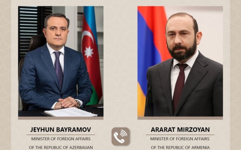 Ceyhun Bayramov Mirzoyanla Birge Beyannameni muzakire etdi